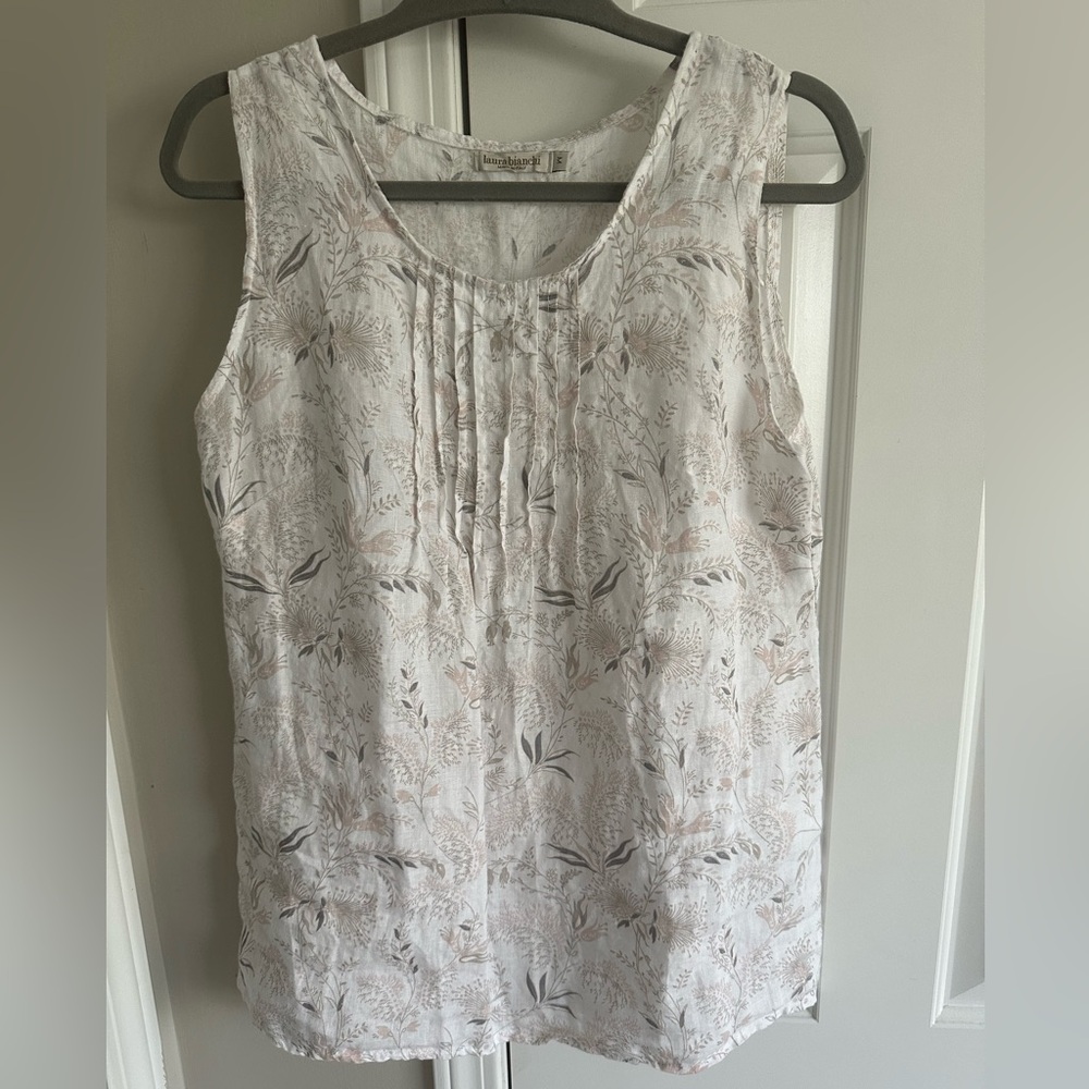 Laura Bianchi Made in Italy linen top